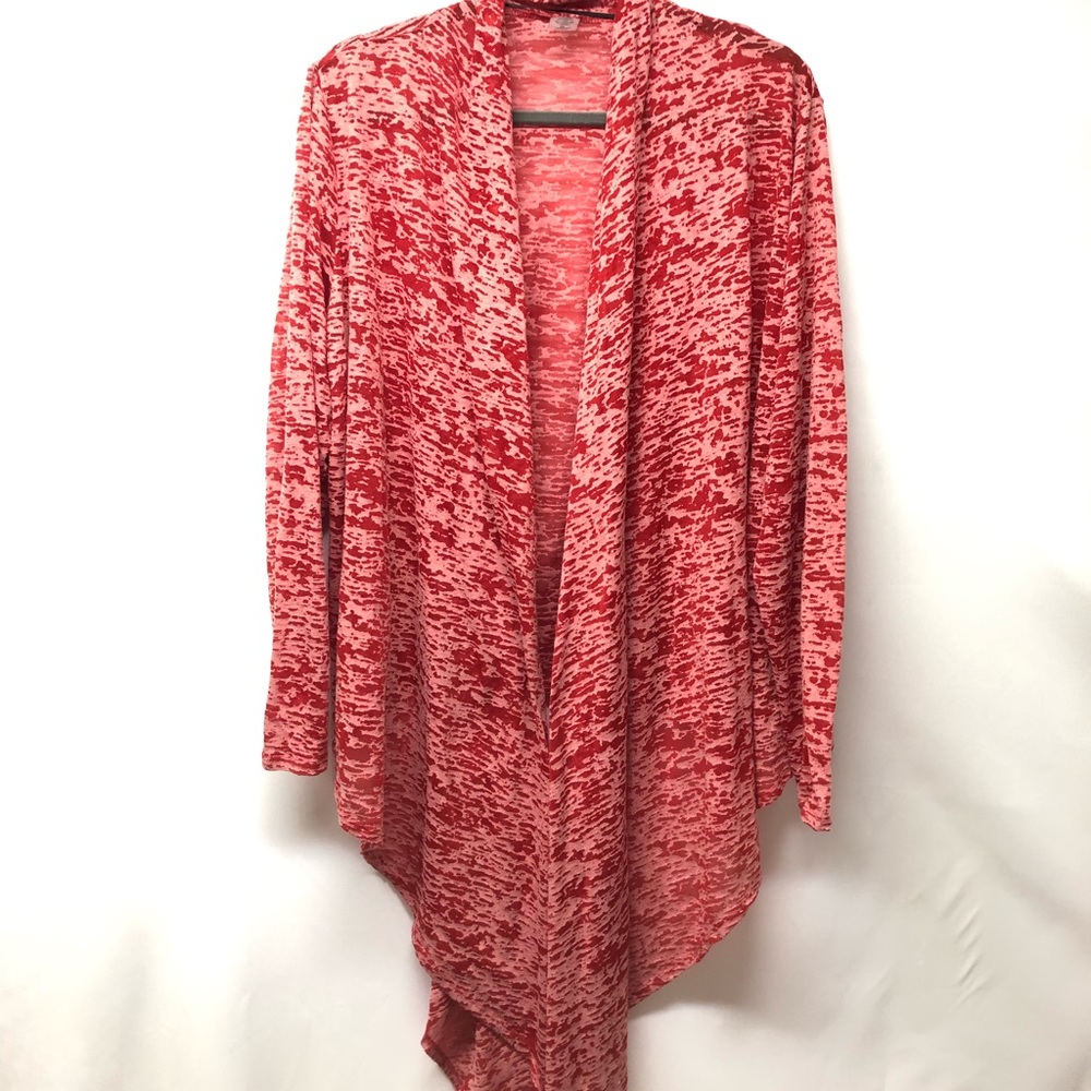 Soybu Lightweight Red Cardigan Size-2X